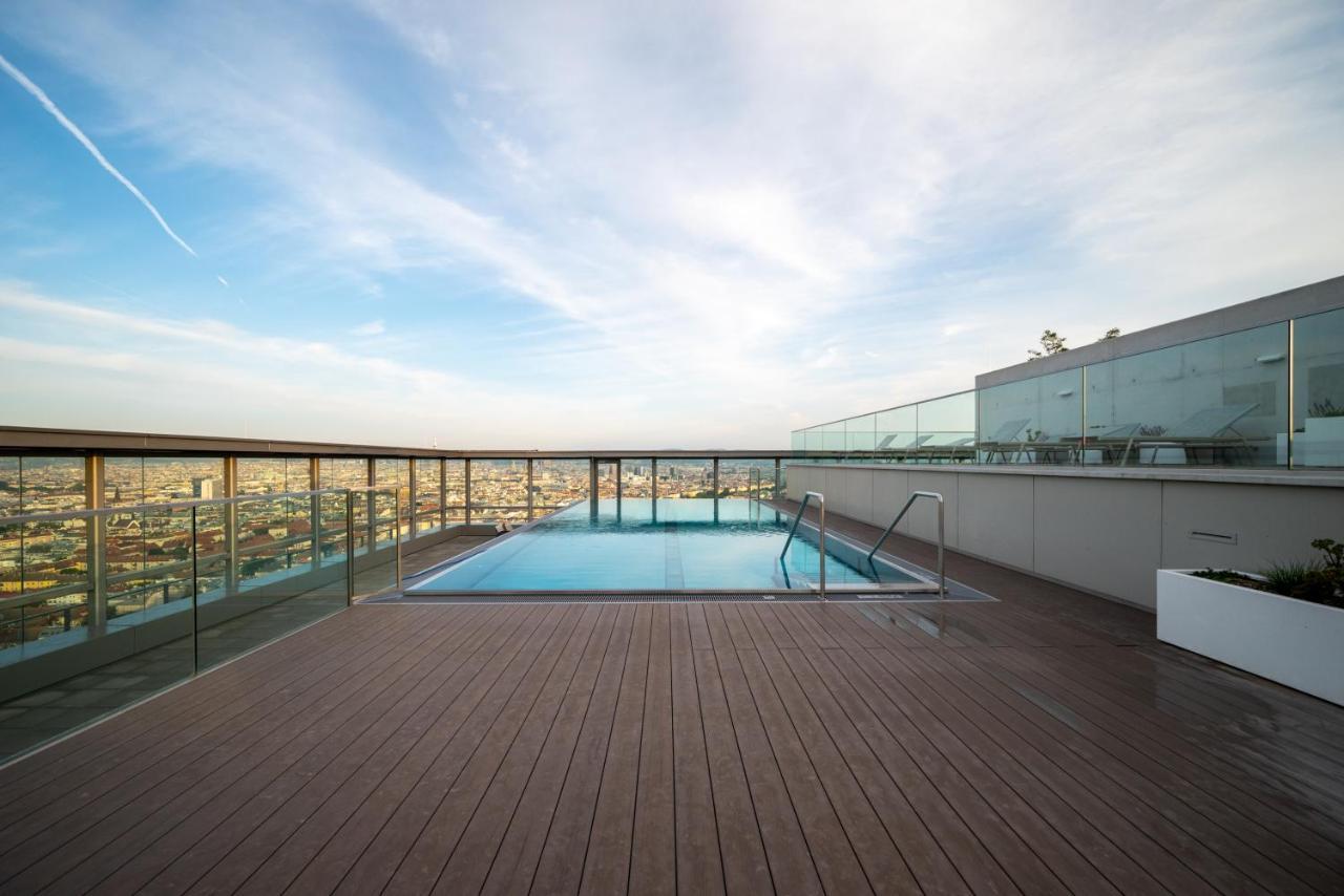 Ferienwohnung Exclusive 2Br Skyline Penthouse By Hm Wien Exterior foto