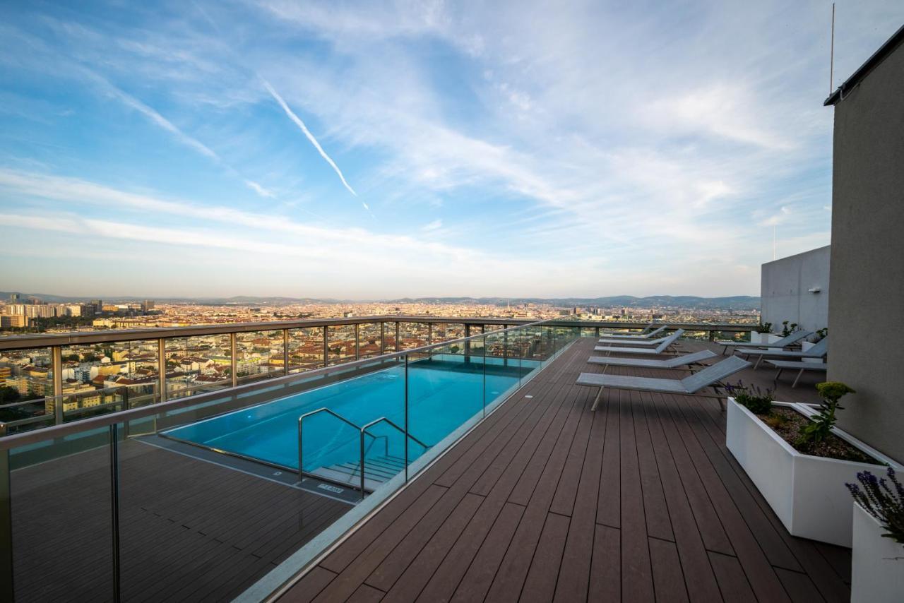 Ferienwohnung Exclusive 2Br Skyline Penthouse By Hm Wien Exterior foto